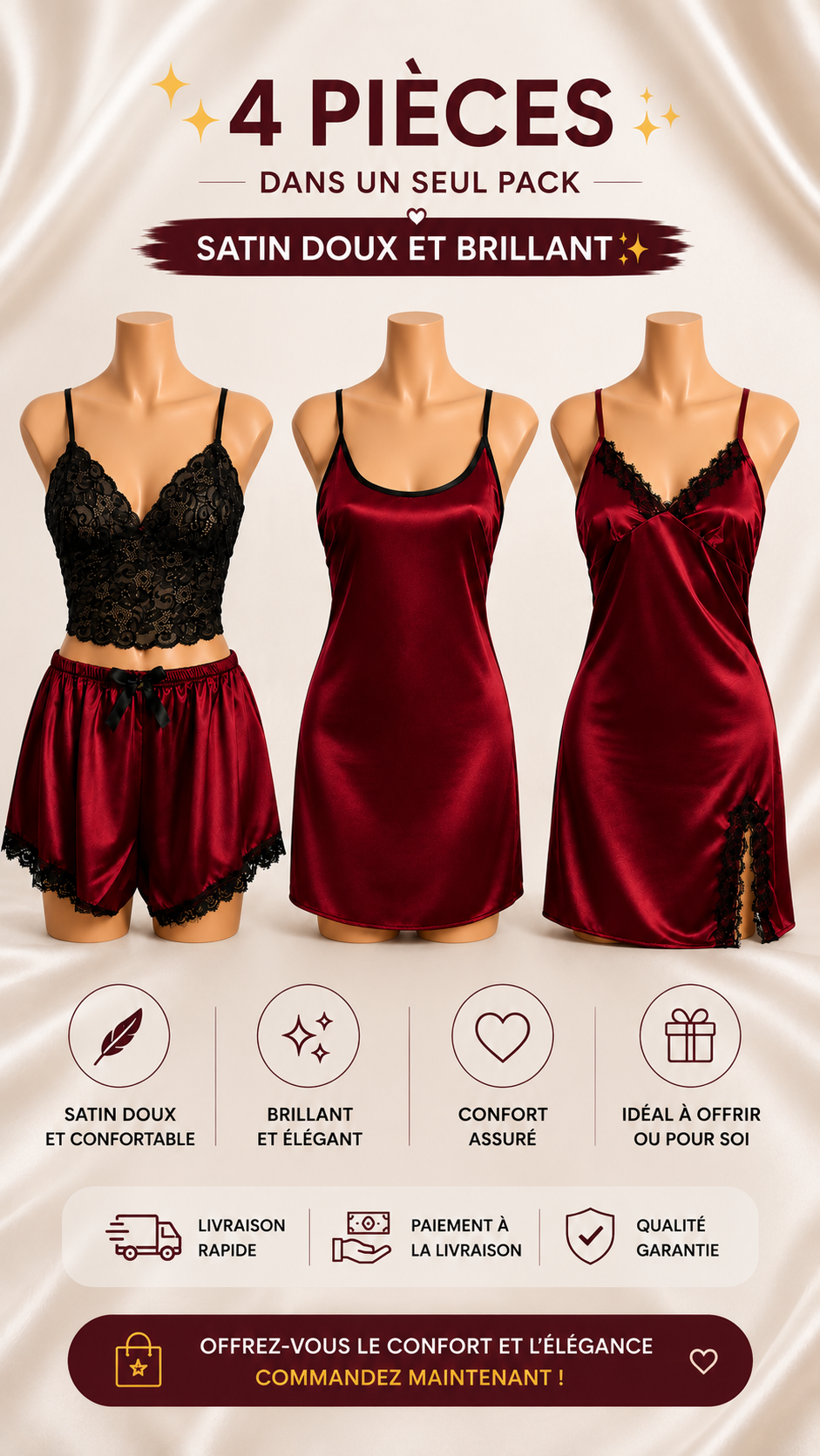 PACK TISSSU SATINE
